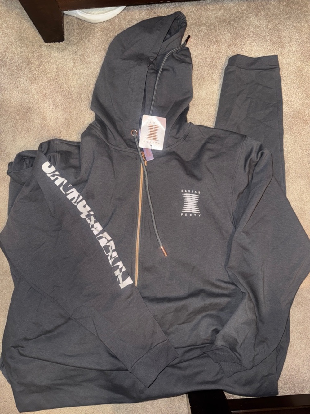 Savage X Fenty Forever Savage Showgirl Hooded Onsie